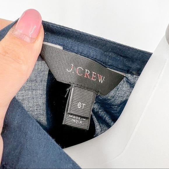 J. Crew Blue button down blouse - Picture 2 of 6